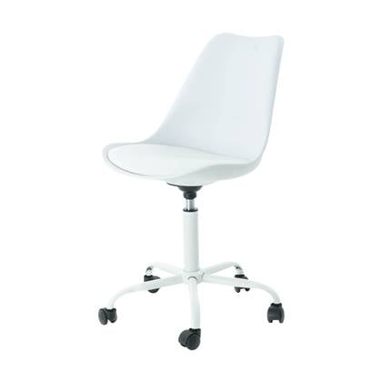 Essence Kontar bureaustoel wit wit onderstel