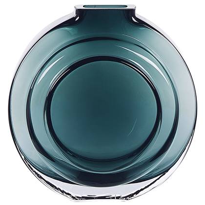 Beliani - KAPELI - Decoratieve vaas - Turquoise - Glas