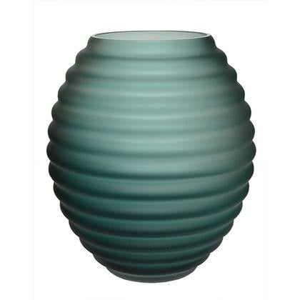 Vase The World Chinko satin green Ø29 x H33 cm Groen