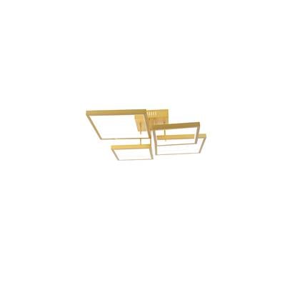 QAZQA Plafondlamp goud incl. LED 3 staps dimbaar 4-lichts - Lejo