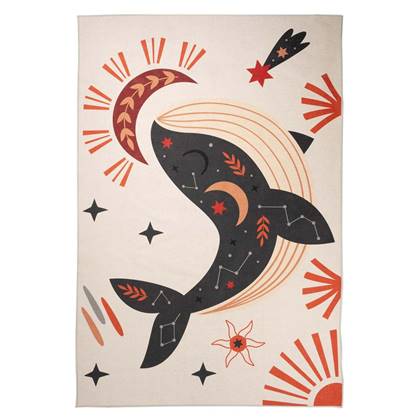 Amiah Kinderkleed walvis Happy Dreams - Multicolor - 115x170 cm