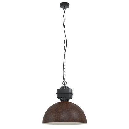 EGLO Rockingham - Hanglamp - E27 - Ø 53 cm - Zwart|Bruin