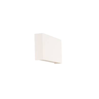 QAZQA Moderne wandlamp rechthoekig 2-lichts- Otan Wit