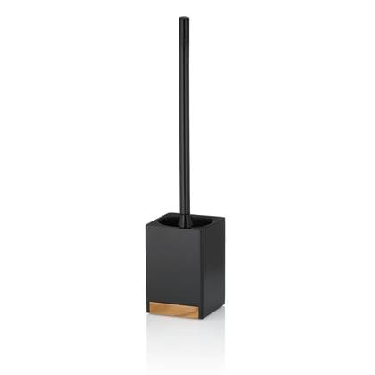 Kela - Wc-borstel Houder, Hout, Zwart - Kela | Cube