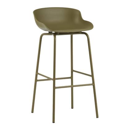 Normann Copenhagen Hyg Barkruk 75 cm - Olive