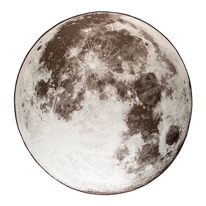 Zuiver Moon Vloerkleed Ø 280 cm - Grijs