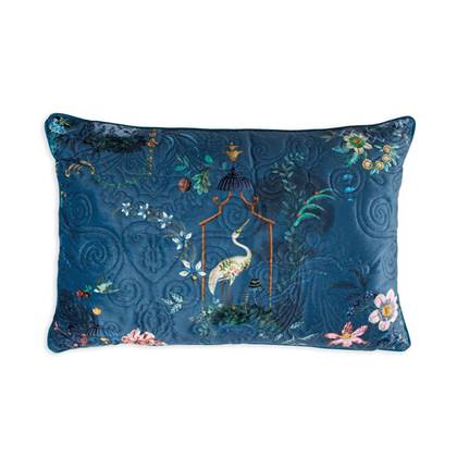 Pip Studio quilted sierkussen Chinese Porcelain blue 45×70