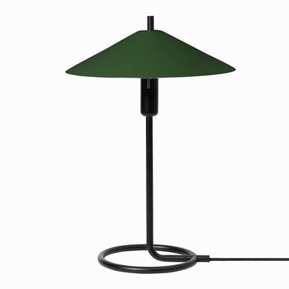 ferm LIVING Filo Tafellamp - Black/Dark Olive