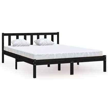 vidaXL Bedframe Zwart 120 x 200 cm