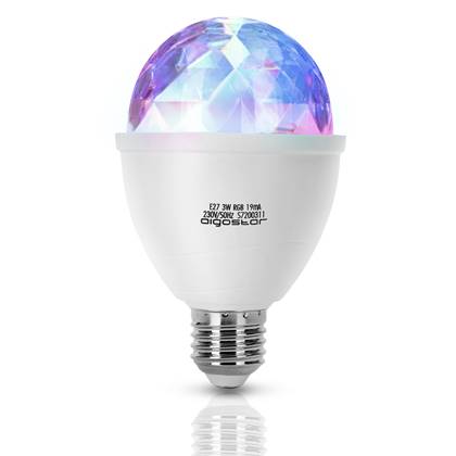 Aigostar  Discolamp - E27 - 3W - RGB