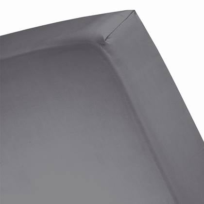 Cinderella Sundays - Hoeslaken (tot 25 cm) - Satijn - 180x200 cm - Grijs