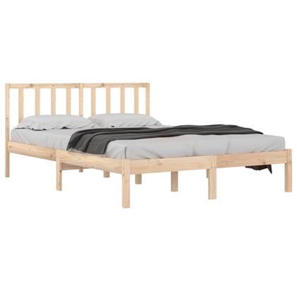 vidaXL Bedframe massief grenenhout 180x200 cm