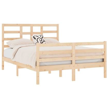 vidaXL-Bedframe-massief-hout-140x190-cm