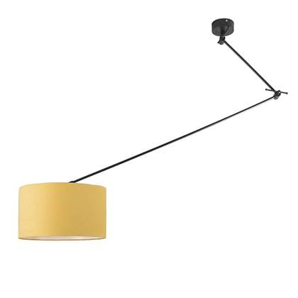 QAZQA Hanglamp blitz Geel Modern H 1400mm