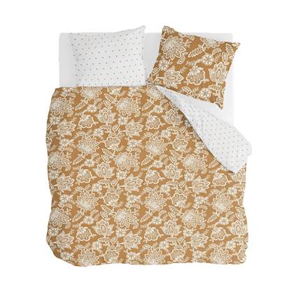 Walra - Dekbedovertrek Country Love - 200x220 - Cognac Bruin, Koper