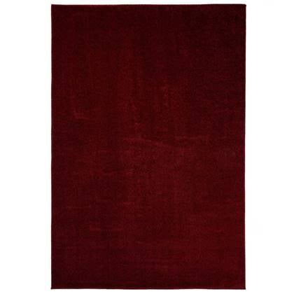 Tapeso Laagpolig vloerkleed Fine - rood - 60x110 cm