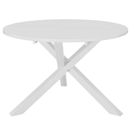 vidaXL Eettafel Wit