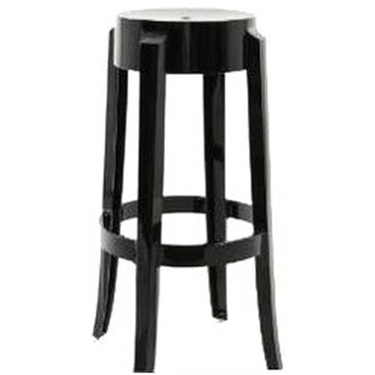 Kartell Charles Ghost Barkruk Zwart