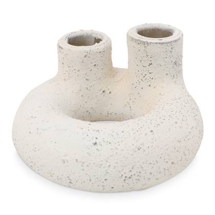 vtwonen Ecomix Kandelaar - Egg White H 12 cm