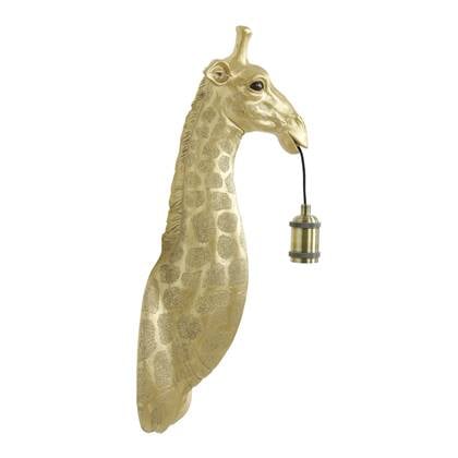 Wandlamp Giraffe goud