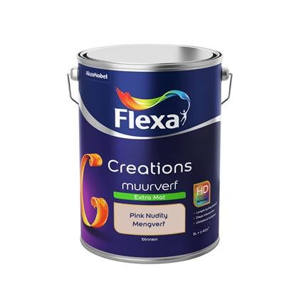 Flexa Creations Muurverf Extra Mat Pink Nudity- 5 liter