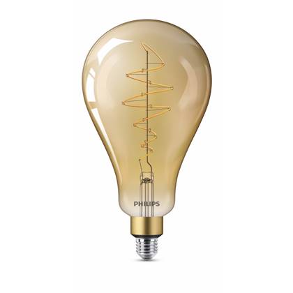 Philips LED Giant Spiraal Goud - 40 W - E27 - Dimbaar extra warmwit licht
