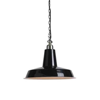 QAZQA Industriële hanglamp zwart - Warrior afbeelding