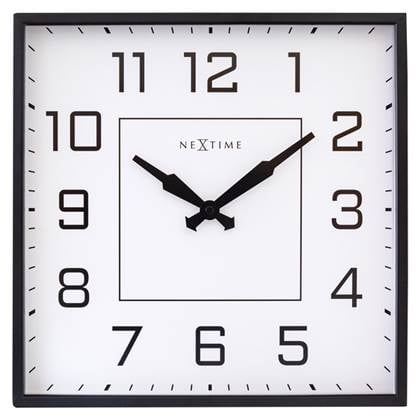 NeXtime Be Square cijfers wandklok