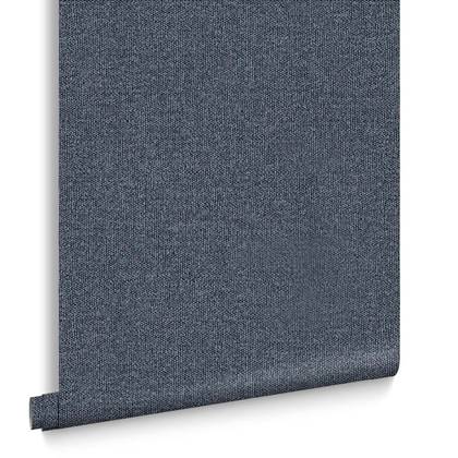 Graham & Brown vliesbehang met vinyl toplaag Twill Denim blauw