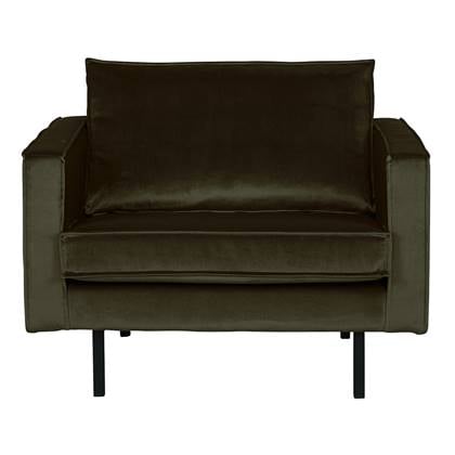 BePureHome Rodeo Fauteuil - Velvet - Green Hunter