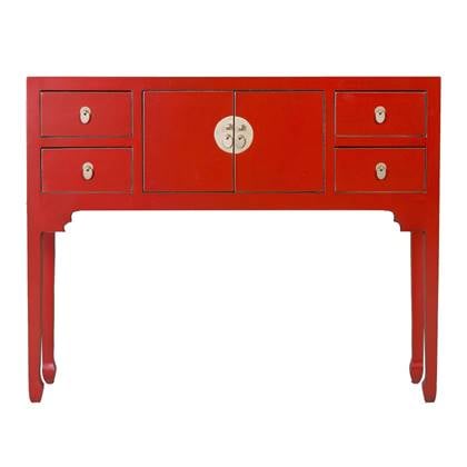 Fine Asianliving Chinese Sidetable Lucky Rood - Orientique Collectie