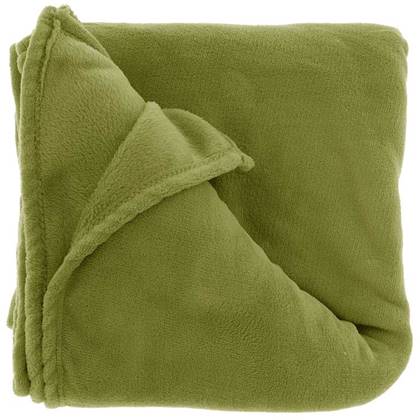 Unique Living - Plaid Claudi 130x160cm Olive Green Groen