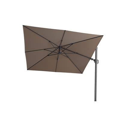 Platinum Challenger Zweefparasol T2 premium - 3x3 m. Havana Taupe