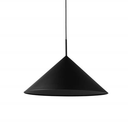 Hanglamp metalen driehoek zwart