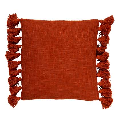 RUBY - Kussenhoes van katoen Potters Clay 45x45 cm
