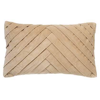 FEMM - Kussenhoes velvet 30x50 cm - Pumice Stone - beige - Exclusief binnenkussen