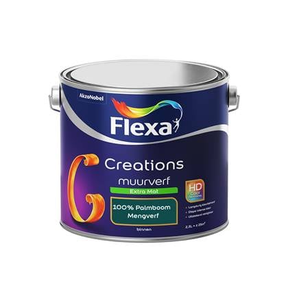 Flexa Creations Muurverf Extra Mat 100% Palmboom 2,5 liter