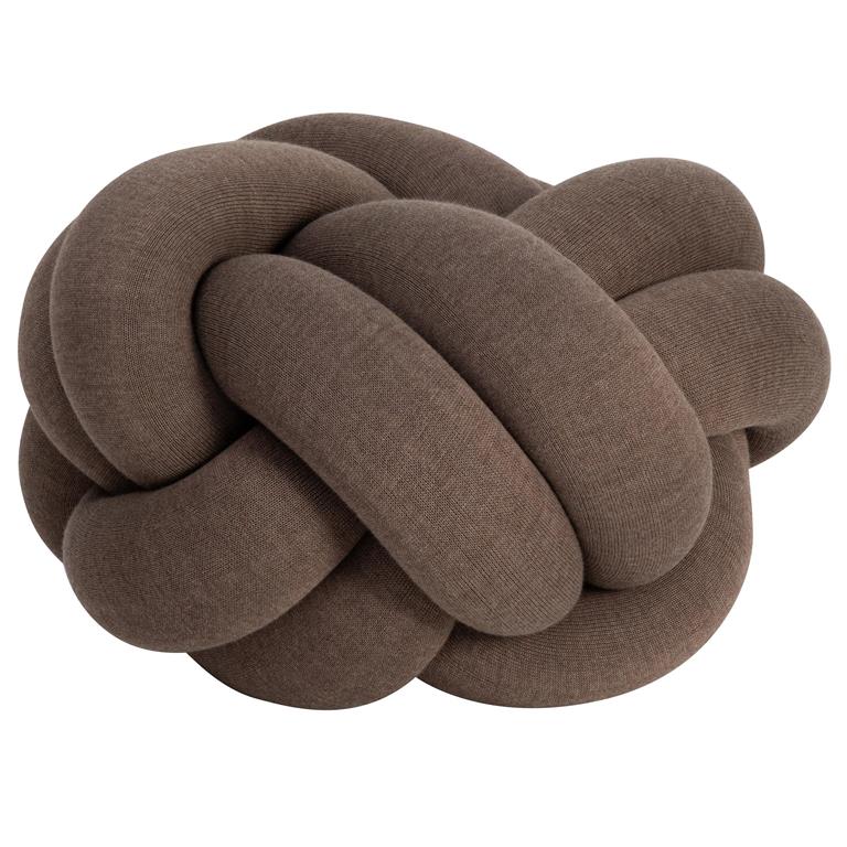 Design House Stockholm Knot kussen 60x60 brown