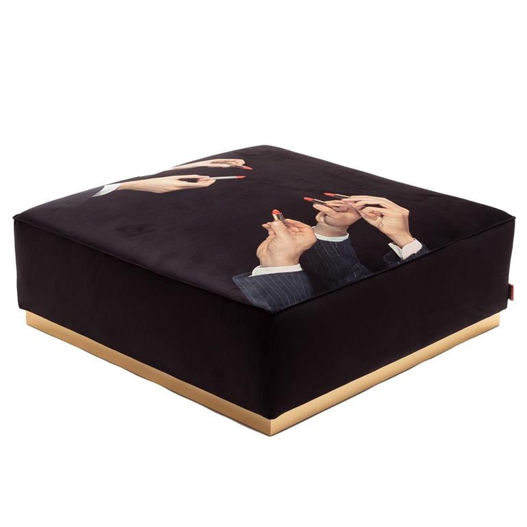Seletti Toiletpaper poef Lipsticks Black