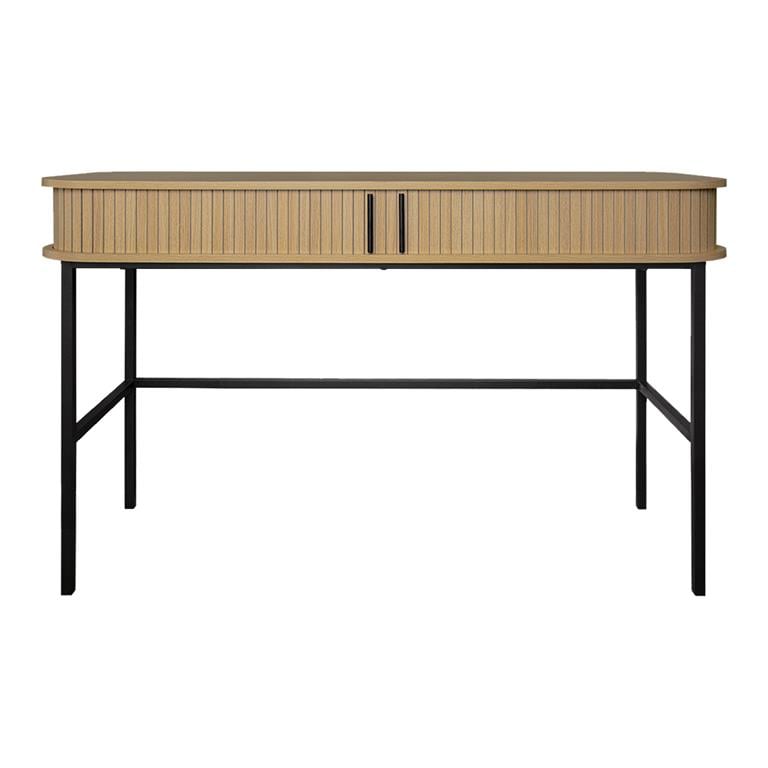 by fonQ basic Panel Bureau - B 120 cm - Eikenbruin