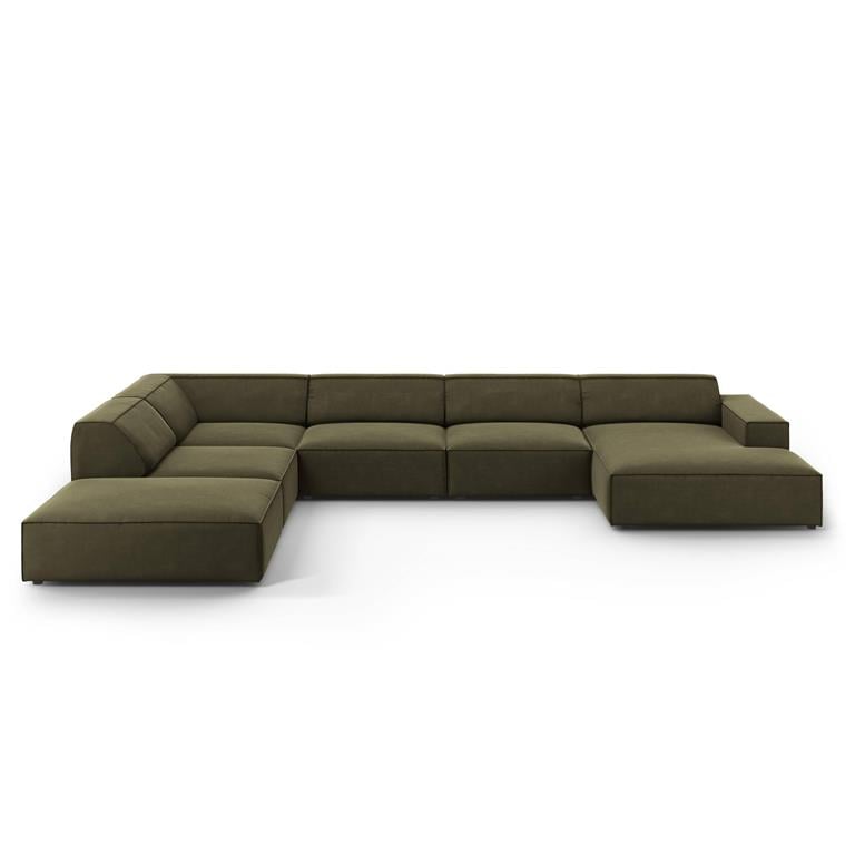Micadoni Jodie U-bank Links - Fluweel - Groen