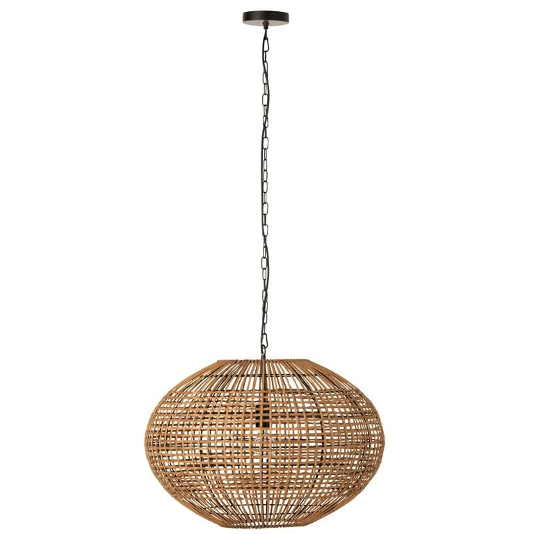 J-Line Rattan hanglamp jute naturel