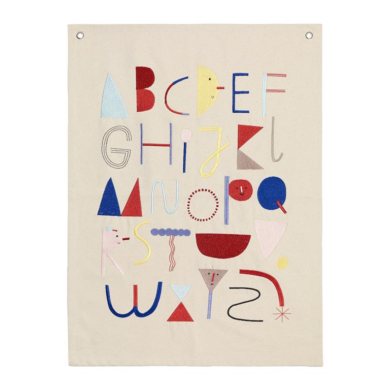 Ferm living Alfabet Poster H 70 x B 50 cm